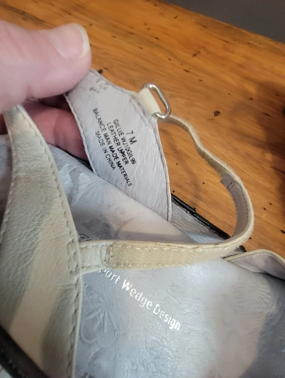 Jambos Easy Street Fantasia Sz7 Cream Leather 2